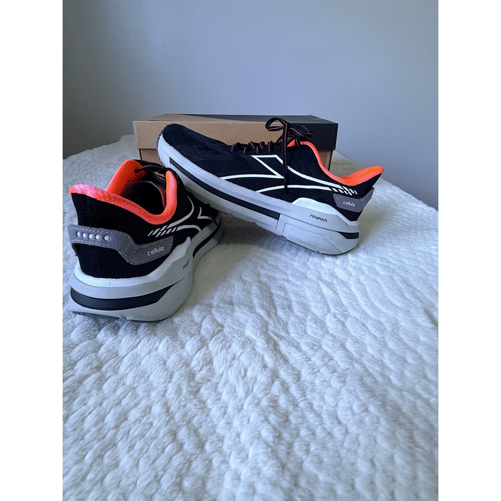Diadora Cellula W Womens Running Shoes Black Silver Neon Orange 101.180244 11